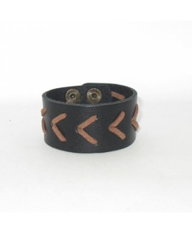 Кожанный браслет D-302