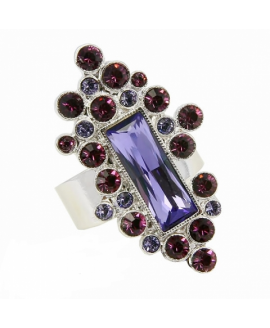 Кольцо с кристаллами Swarovski 7770-3027-16