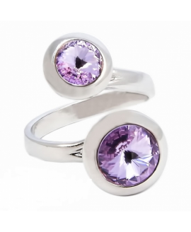 Кольцо с кристаллами Swarovski 7770-3026-86