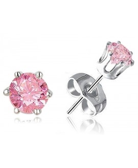 Серьги-гвоздики с цирконием 180-7SS