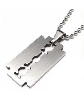 Кулон "Лезвие" с цепочкой сталь 316L