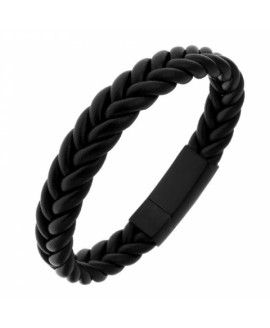 Браслет из кожи "Коса" BS3854