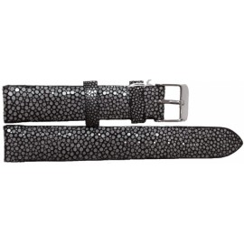 Ремешок для часов шлифованная кожа ската Black
