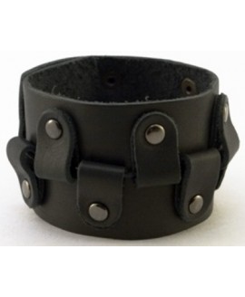 Кожаный браслет M-502