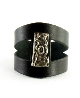 Кожаный браслет D-301