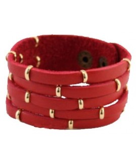 Кожаный браслет со SWAROVSKI SW-801