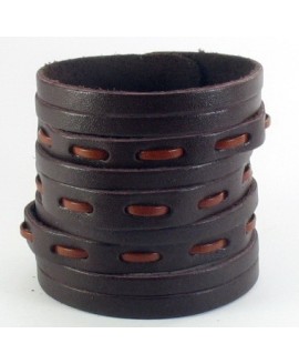 Кожаный браслет P-606