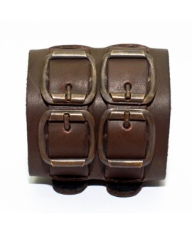 Мужской браслет из натуральной кожи P-612