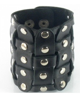 Кожаный браслет P-614