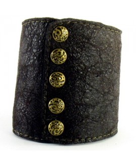 Кожаный браслет M-506