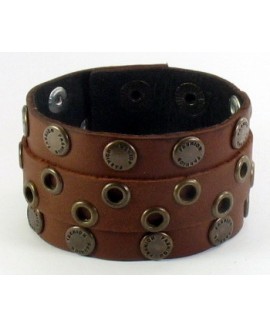 Кожаный браслет D-311