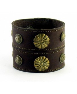 Кожаный браслет P-607