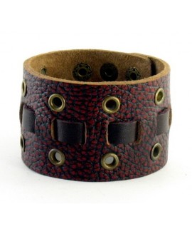 Кожаный браслет P-610